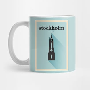 Stockholm Poster Design Mug